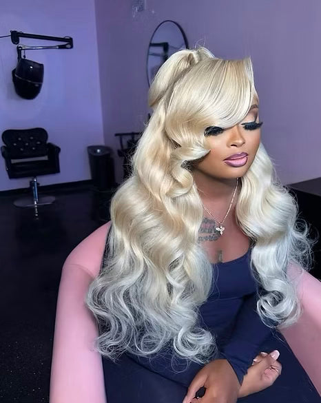Blonde Body wave Full frontal wig