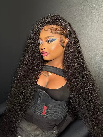 Burmese curly Full Frontal Wig