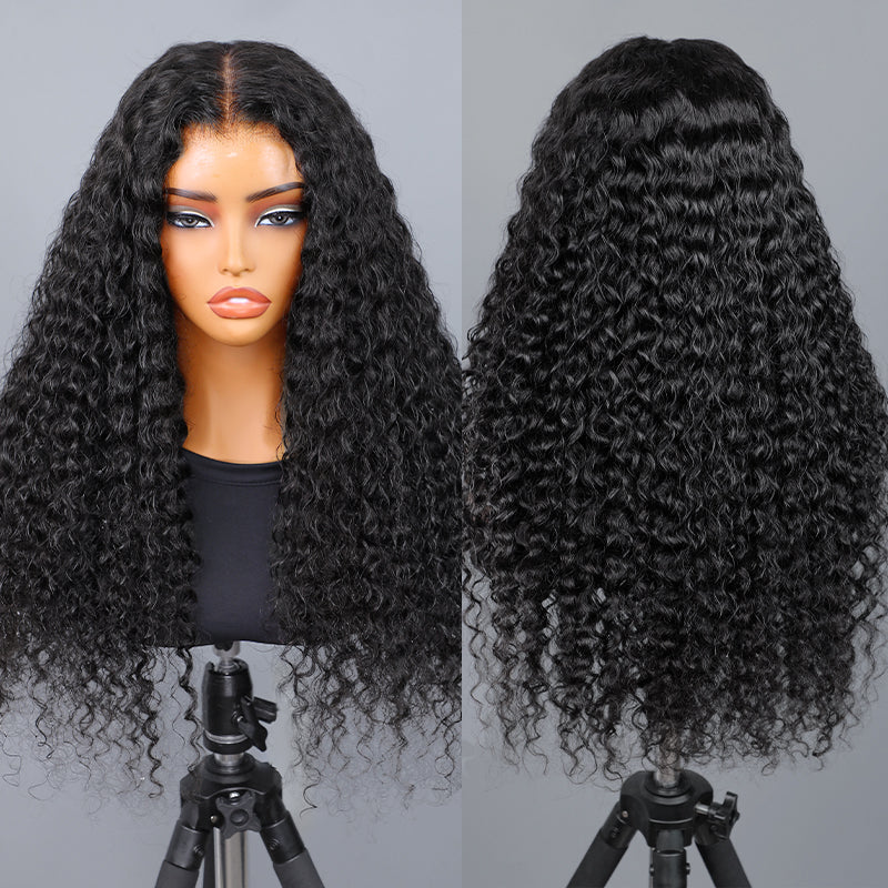 Water Wave Glueless Wig HD Lace Front Wig